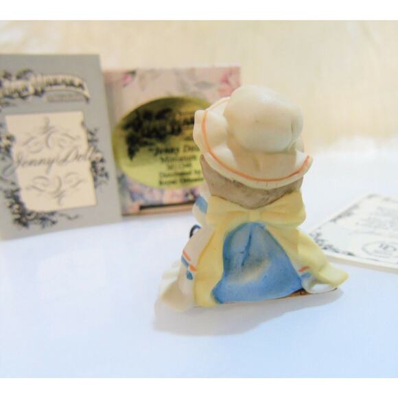 NEW Jan Hagara JENNY DOLL w/ Bye-Lo Miniature Porcelain FIGURINE Limited Edition - Picture 2 of 6